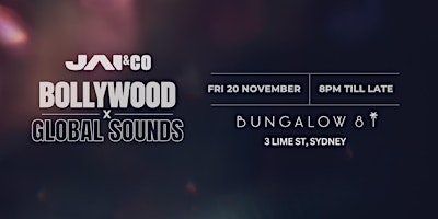 JAI & CO - BOLLYWOOD X GLOBAL SOUNDS
