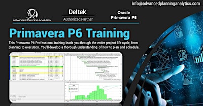 Primavera P6 Advanced EVM Training new
