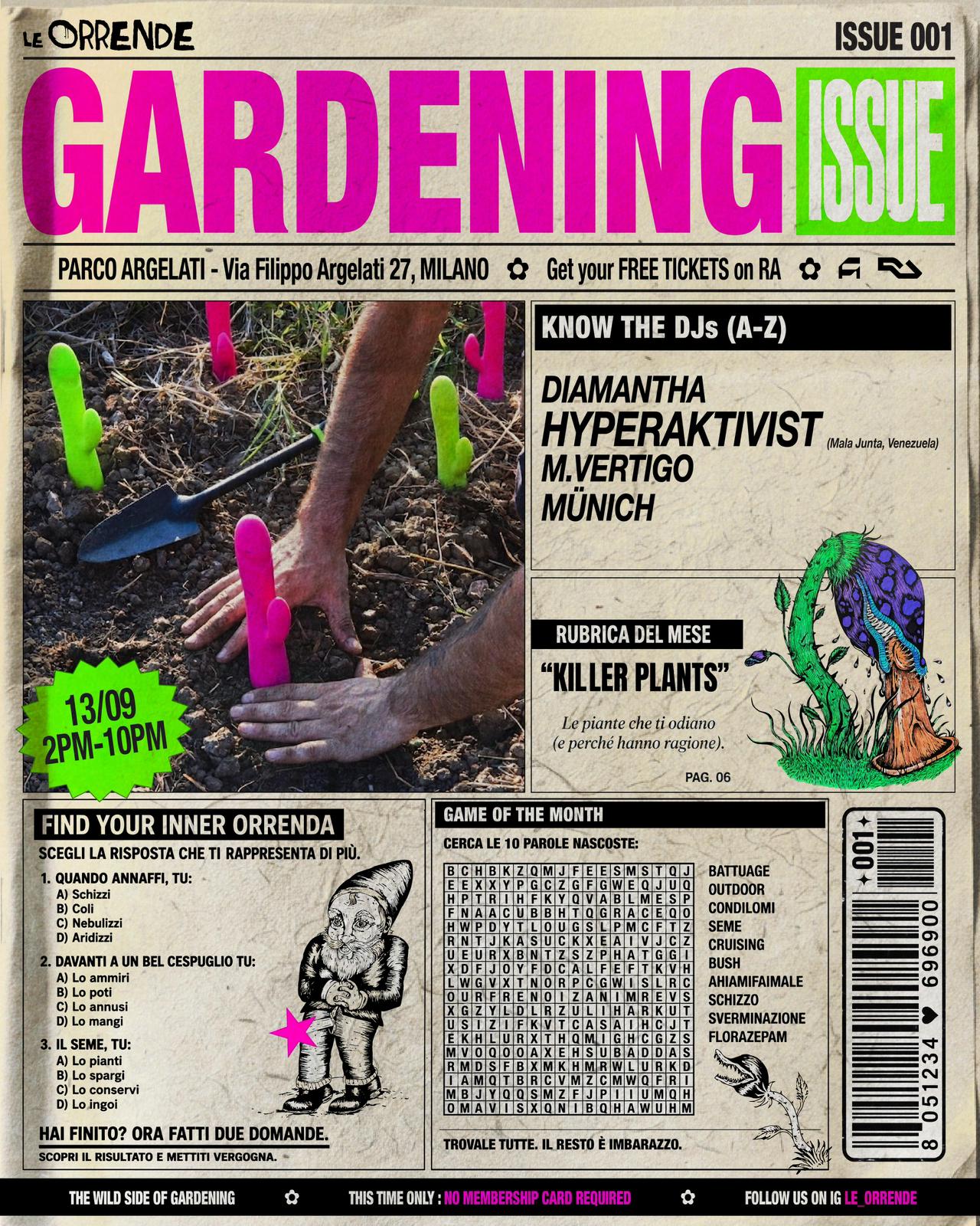 LE ORRENDE: GARDENING ISSUE 01