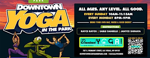 Downtown Yoga in the Park: Las Vegas
