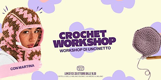 CROCHET WORKSHOP • Ostello Bello Milano Duomo