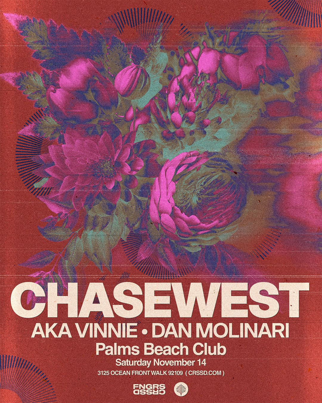 FNGRS CRSSD presents Palms Beach Club with ChaseWest