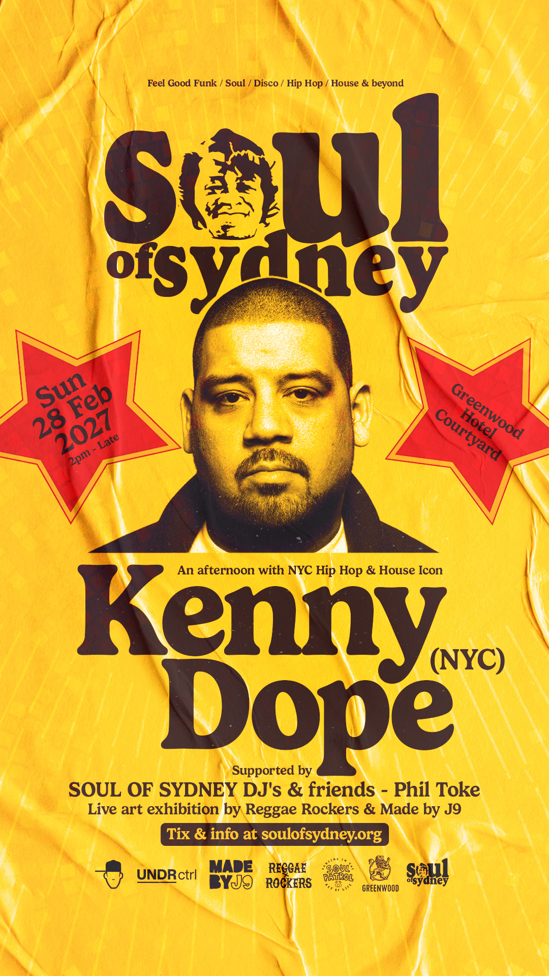 Soul of Sydney OPEN AIR feat. Kenny Dope (NYC Hip Hop & House Icon)