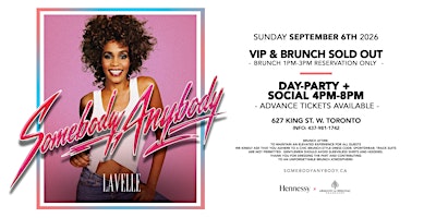 Somebody Anybody - RnB Brunch & Day-Party @ Lavelle (LABOUR DAY EDITION)