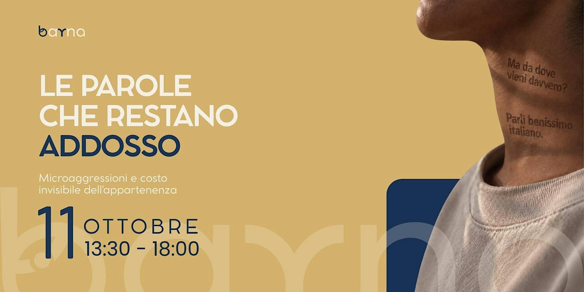 Le parole  che restano addosso