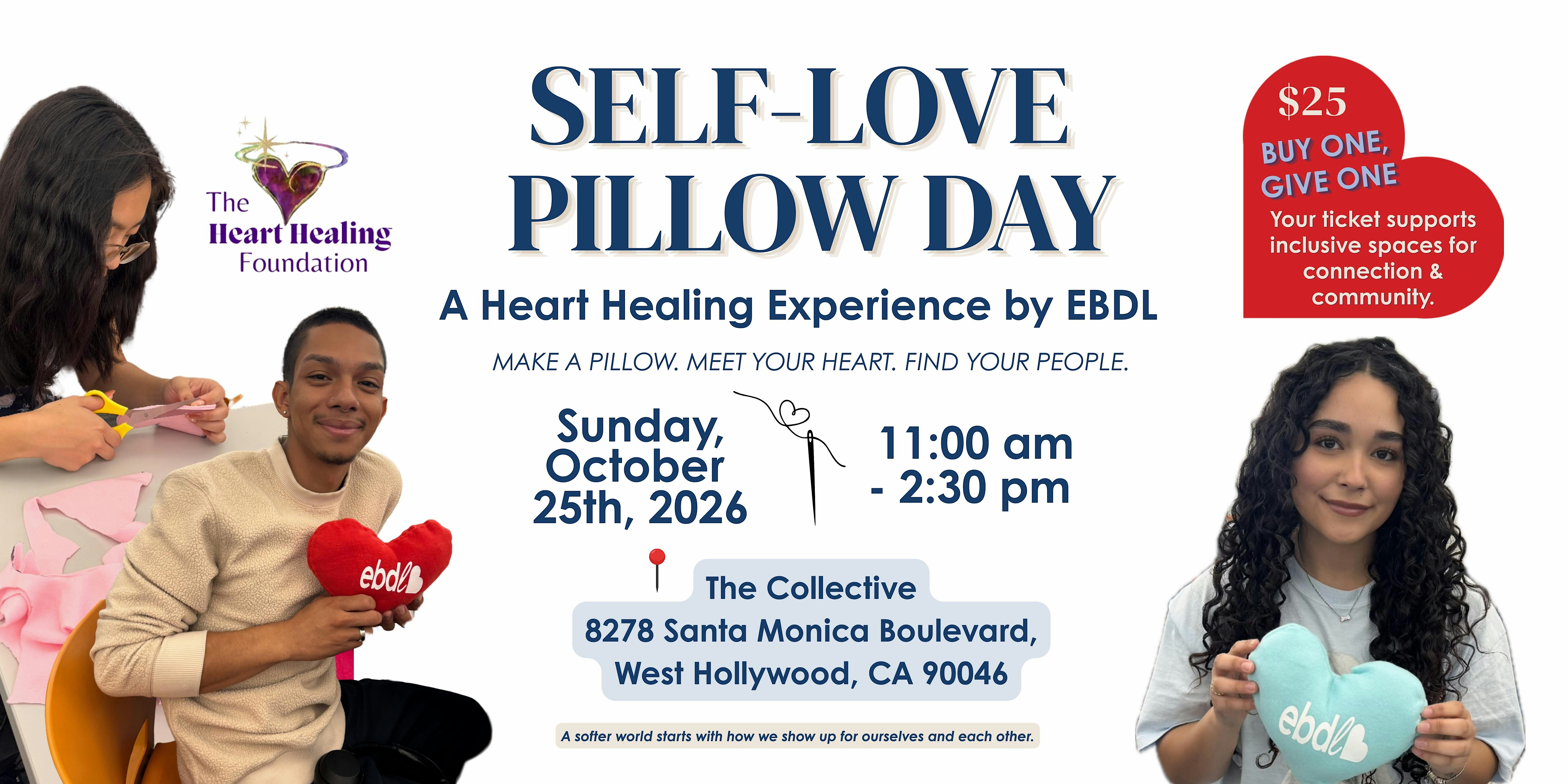 Self-Love Pillow Day: A Heart Healing Experience