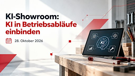 KI-Showroom: KI  in Betriebsabläufe einbinden