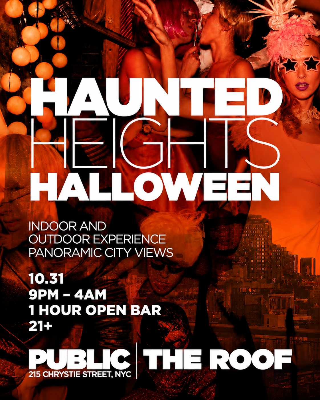 Haunted Heights Halloween: THE ROOF at PUBLIC 10/31