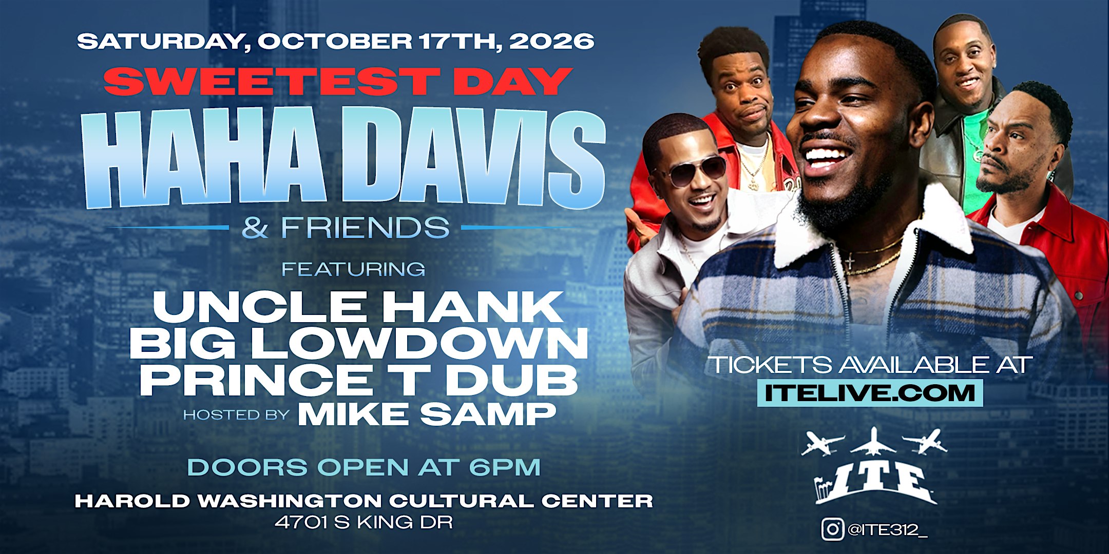 HAHA DAVIS & FRIENDS SWEETEST DAY COMEDY SHOW
