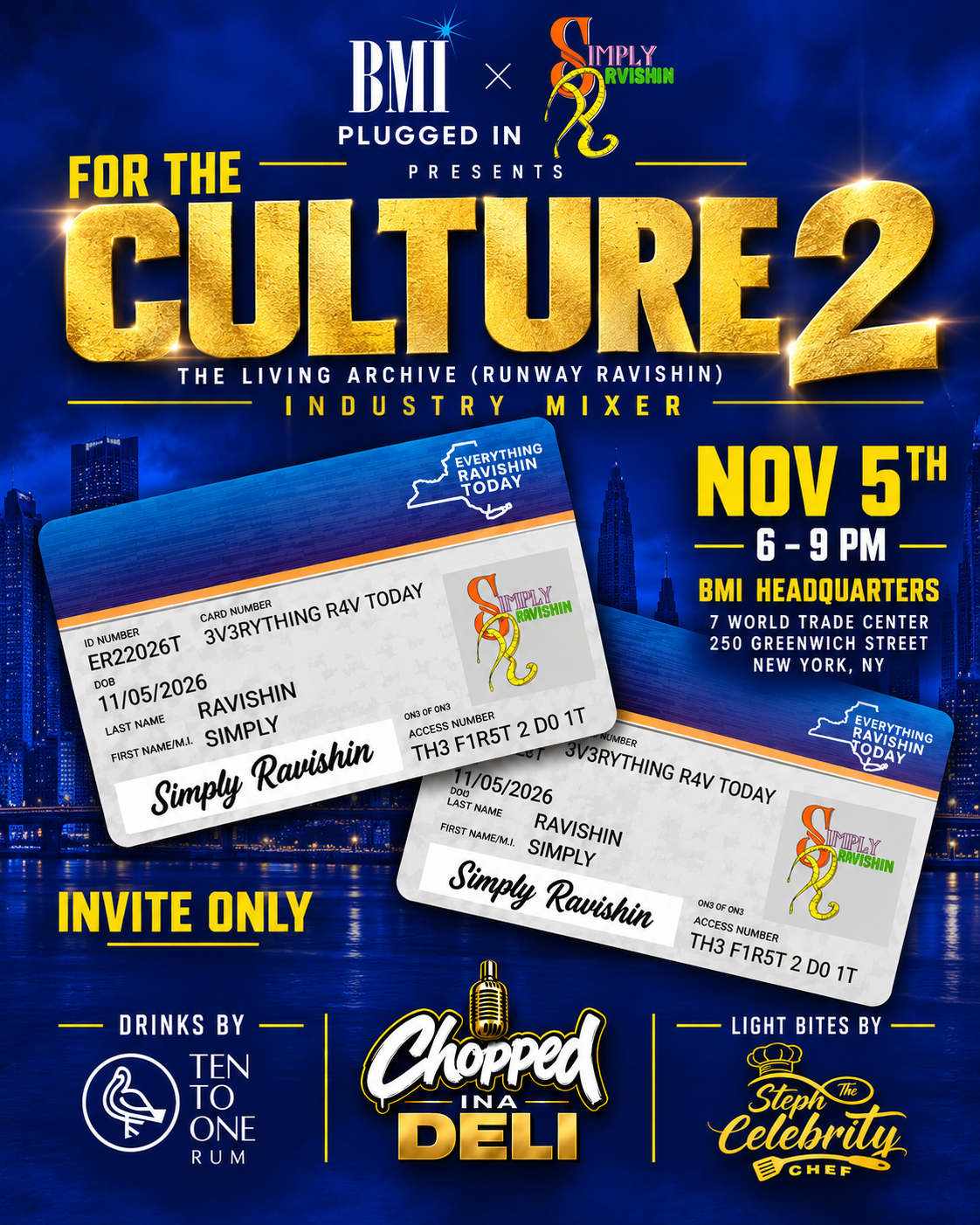 BMI x Simply Ravishin Industry Mixer: For The Culture 2