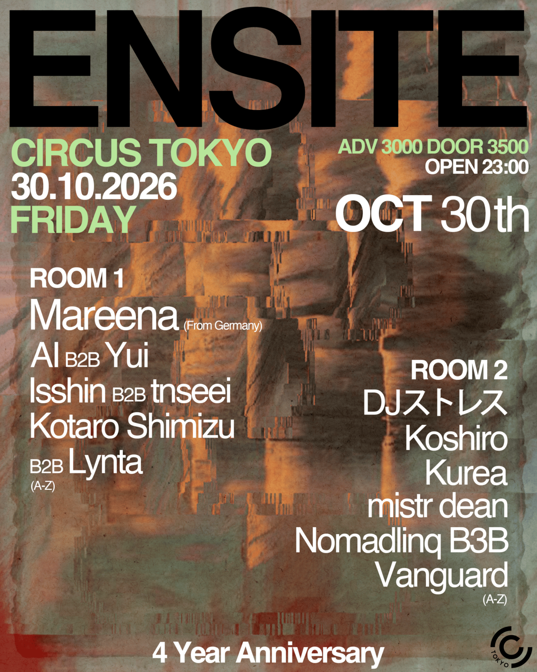 ENSITE 4 Year Anniversary with Mareena (Tresor, Unrush, Fides)