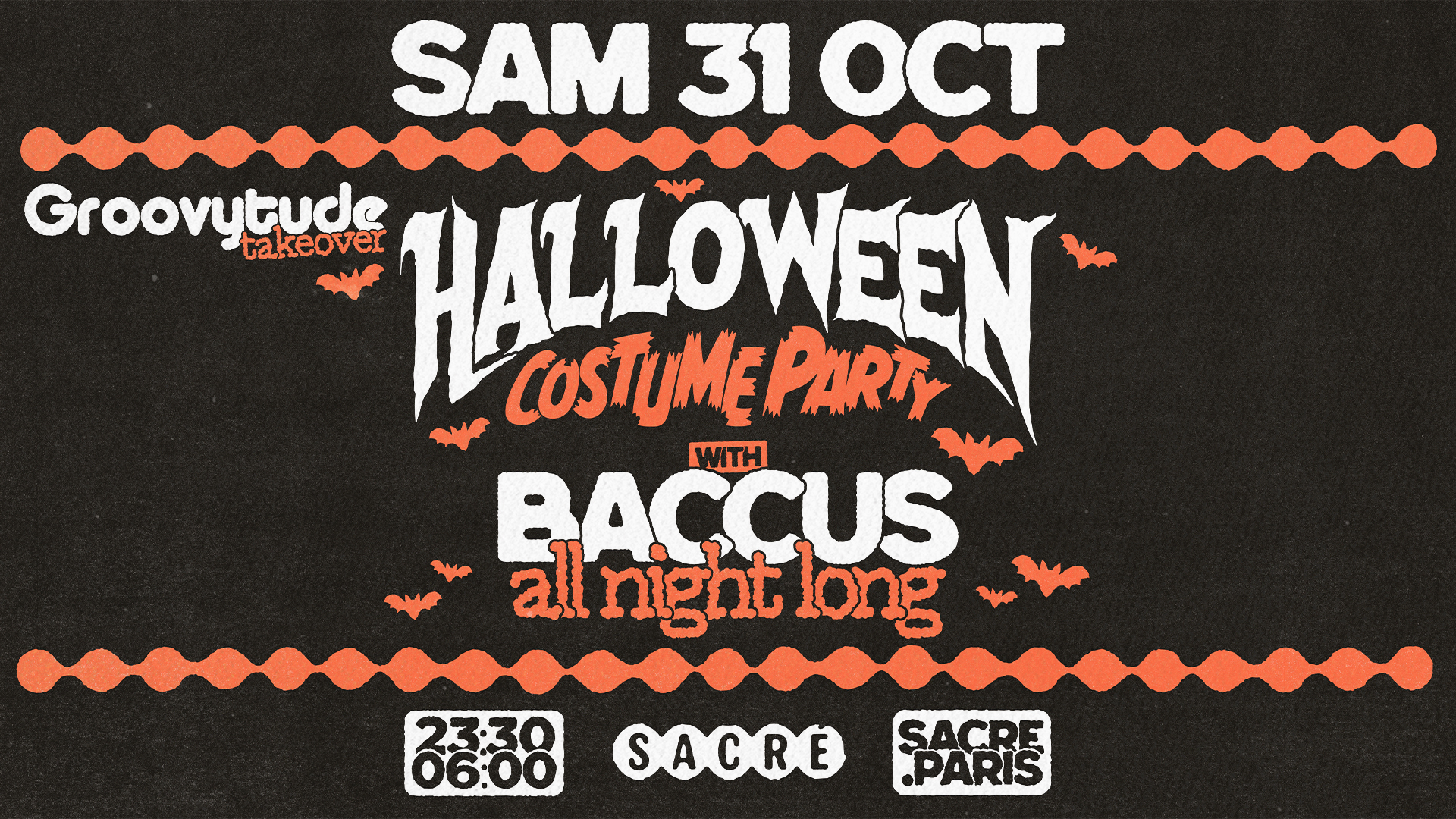 Halloween Costume Party: Baccus All Night Long