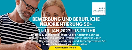 BEWERBUNG UND BERUFLICHE NEUORIENTIERUNG 50+ I Hilden bei Düsseldorf
