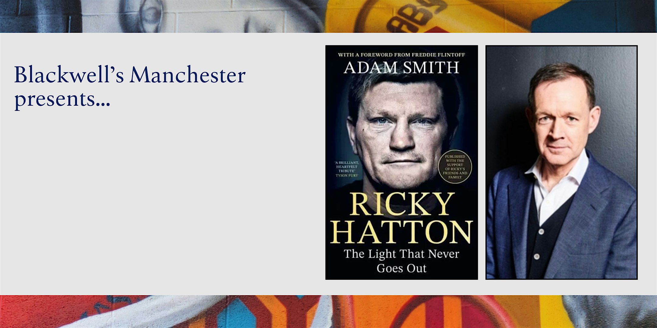 RICKY HATTON: The Light That Never Goes Out - Adam Smith in conversation