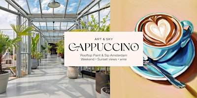 Saturday Rooftop Painting: 3h00 workshop "Cappucino" Zoku Amsterdam
