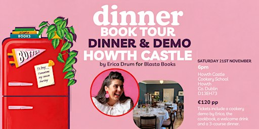 Cookery Demo and Dinner with Erica Drum