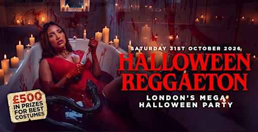 HALLOWEEN REGGAETON PARTY @ PARADISE CLUB -SATURDAY 31ST OCTOBER 2026