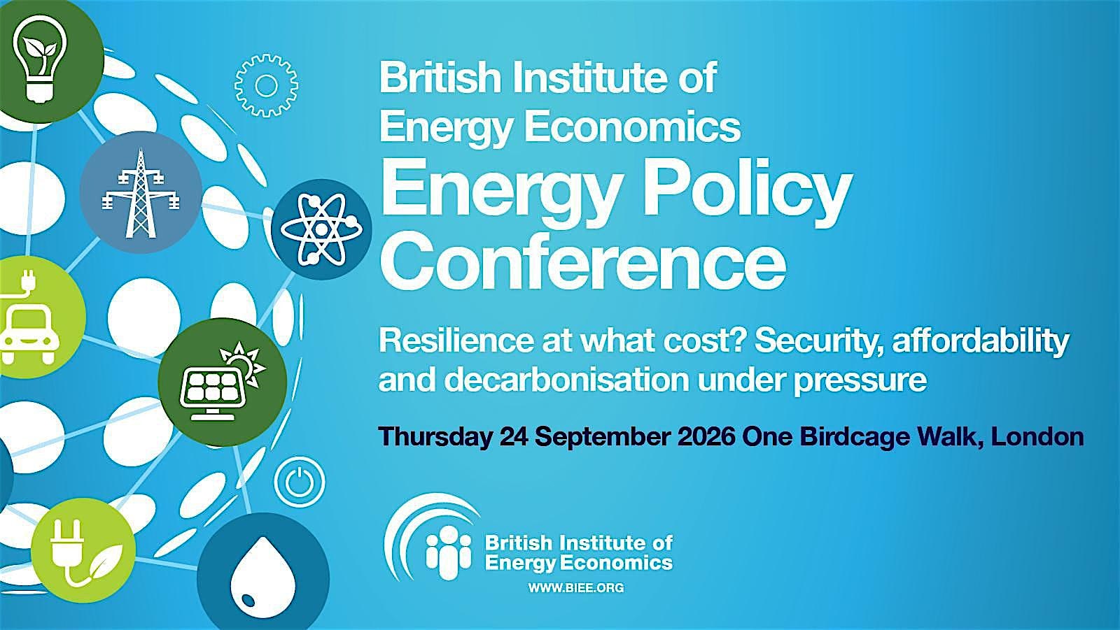 BIEE Energy Policy Conference 2026