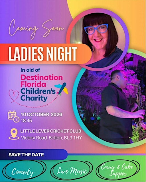 Ladies Night in aid of Destination Florida Children's Charity
