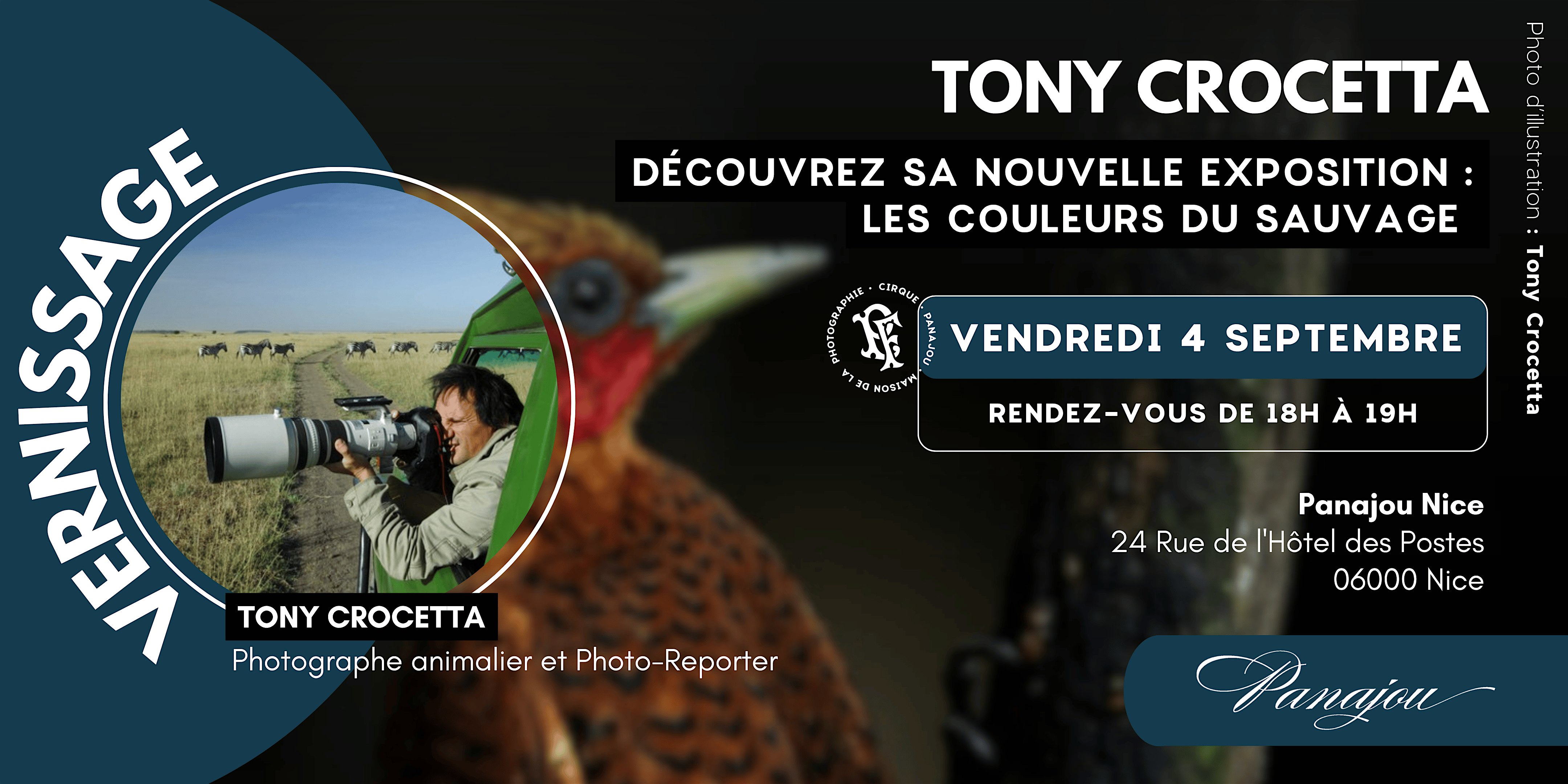 VERNISSAGE EXPOSITION PHOTO // TONY CROCETTA // VENDREDI 4 SEPTEMBRE