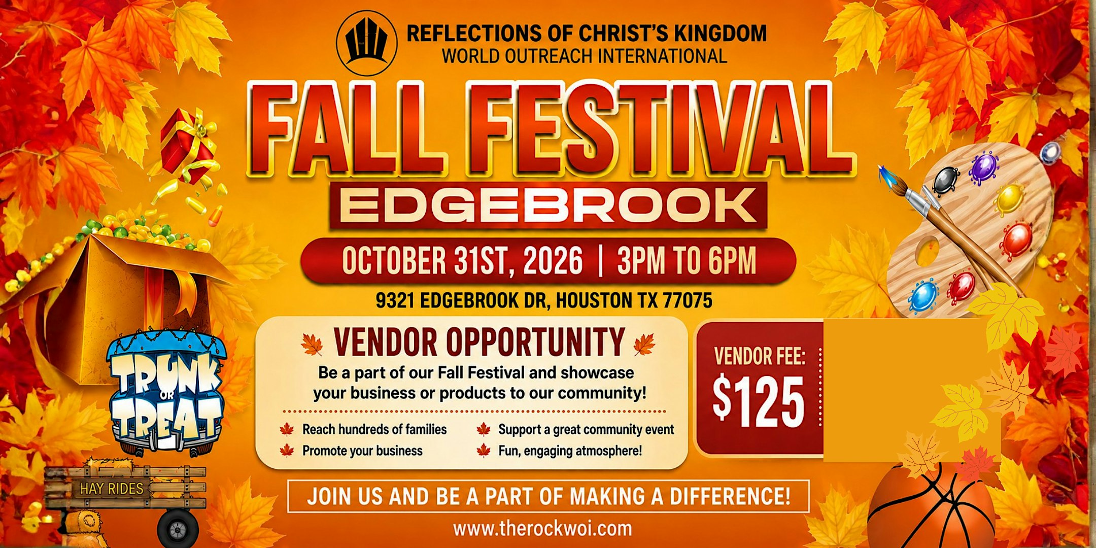 Vendor Opportunity | The R.O.C.K. Fall Festival 2026