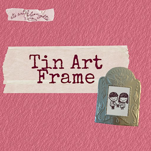 Tin Art Picture Frame