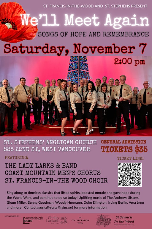 "We'll Meet Again"  in WEST VANCOUVER: MATINEE CONCERT