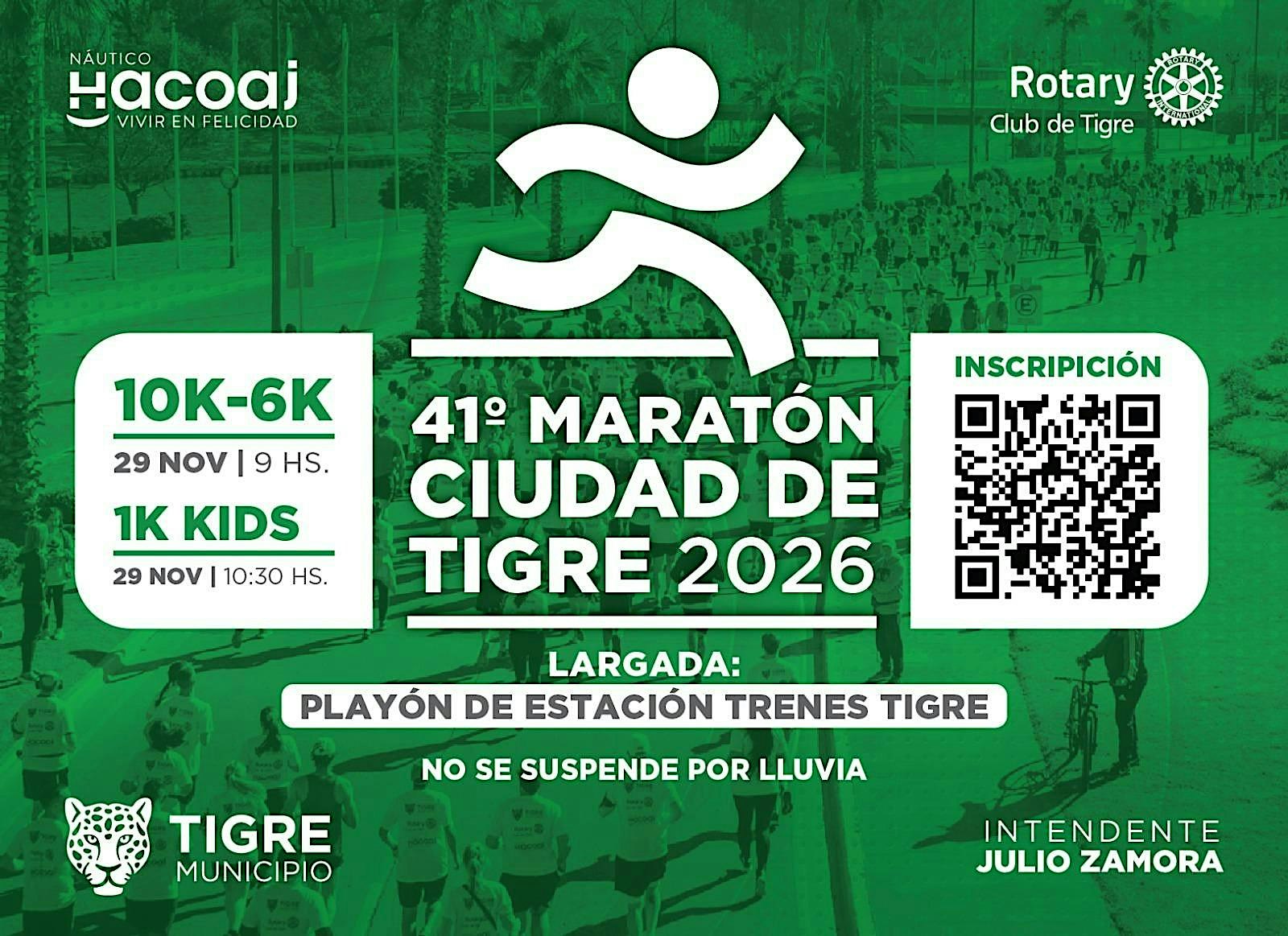 41° Maratón Ciudad de Tigre 2026