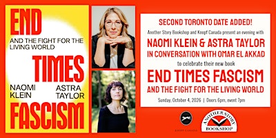 Naomi Klein & Astra Taylor's END TIMES FASCISM (Oct 4)