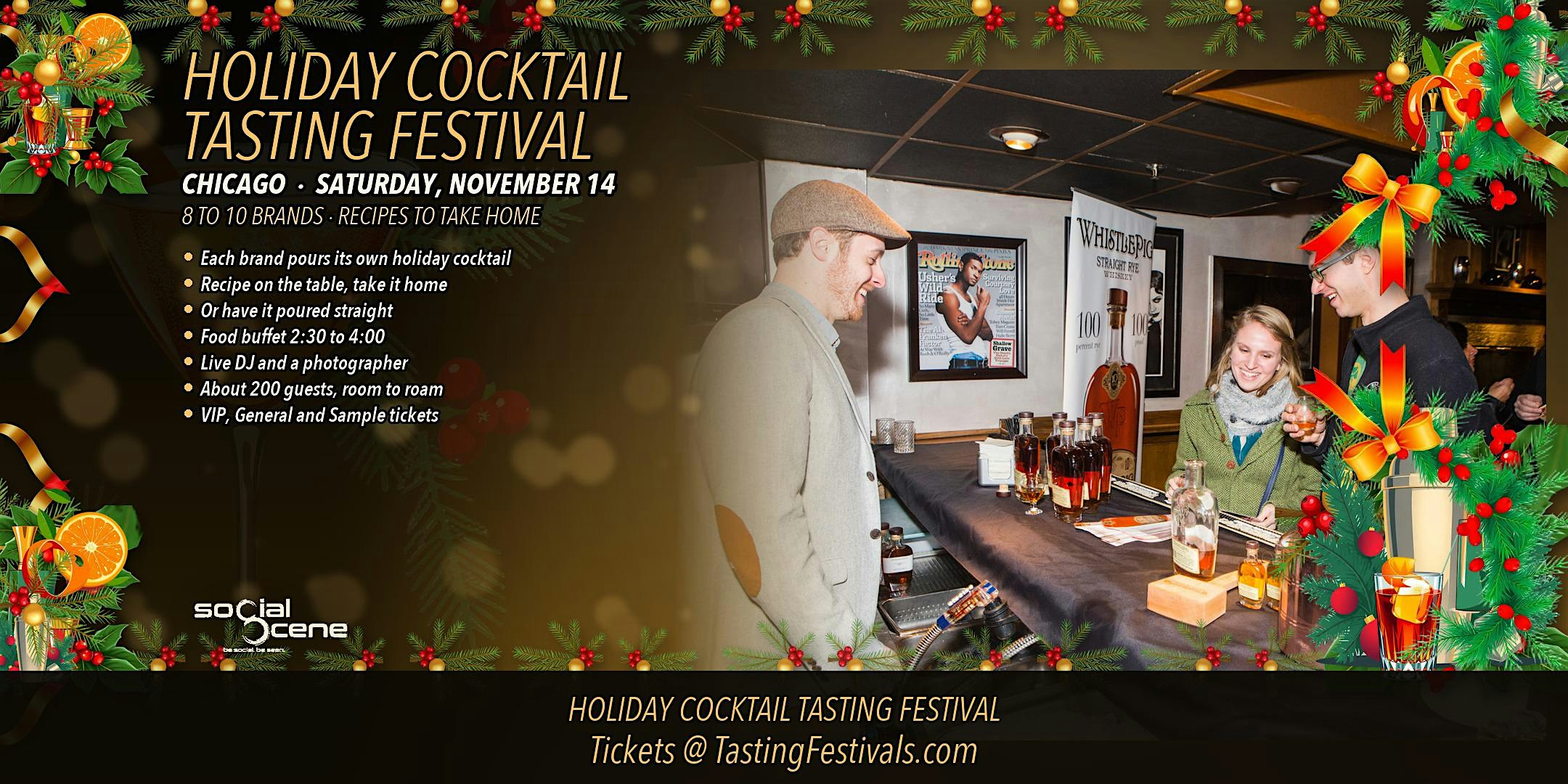 Chicago - Holiday Cocktail Tasting Festival - November 14