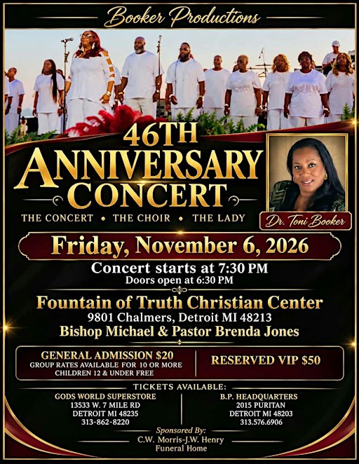 Booker Productions 46th Anniversary Concert