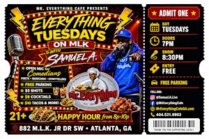 Everything TUESDAYS on M.L.K! - OPEN MIC COMEDY SHOW