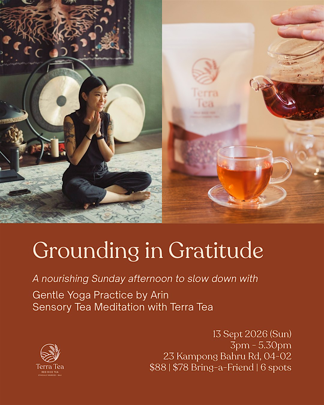 Grounding in Gratitude: Yoga and Tea Meditation