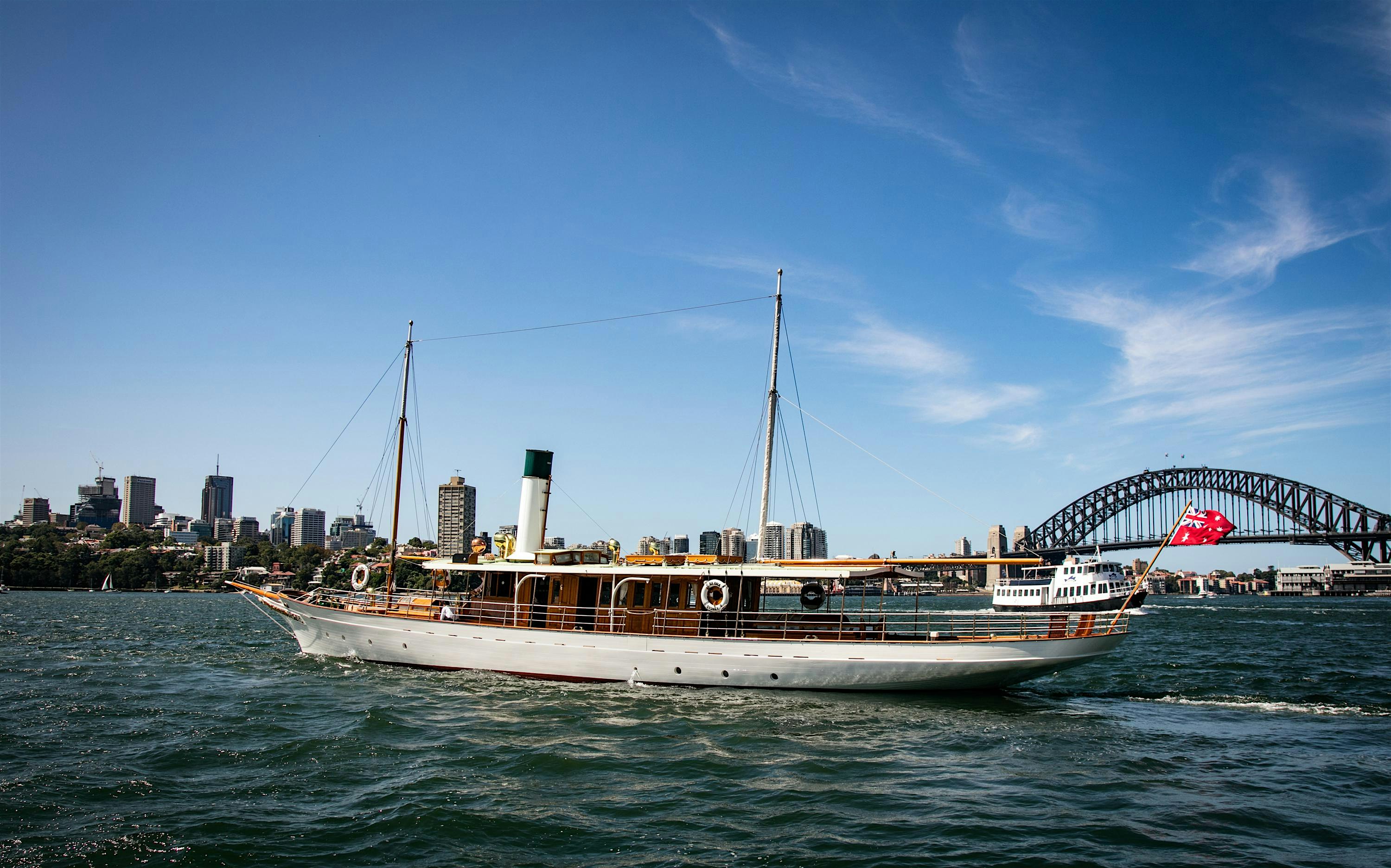 Sydney Harbour Cruise on a historic steam yacht - Ena