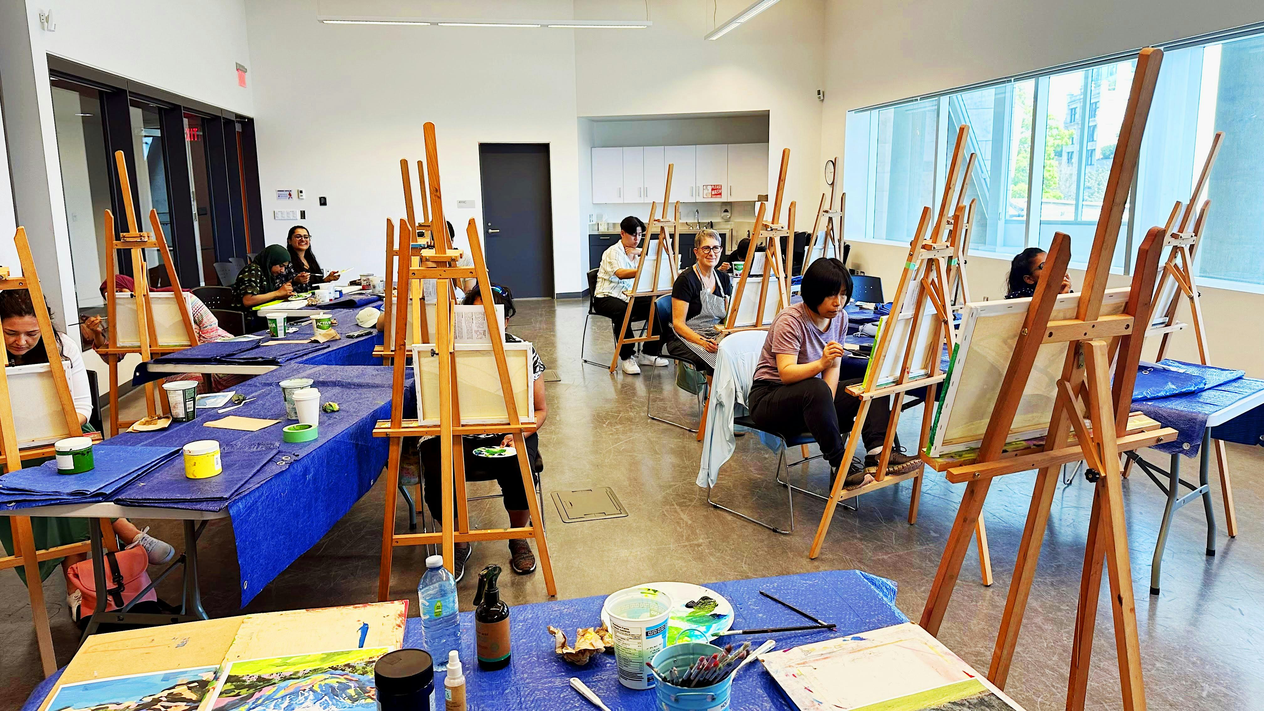 ACRYLIC PAINTING COURSE for adults