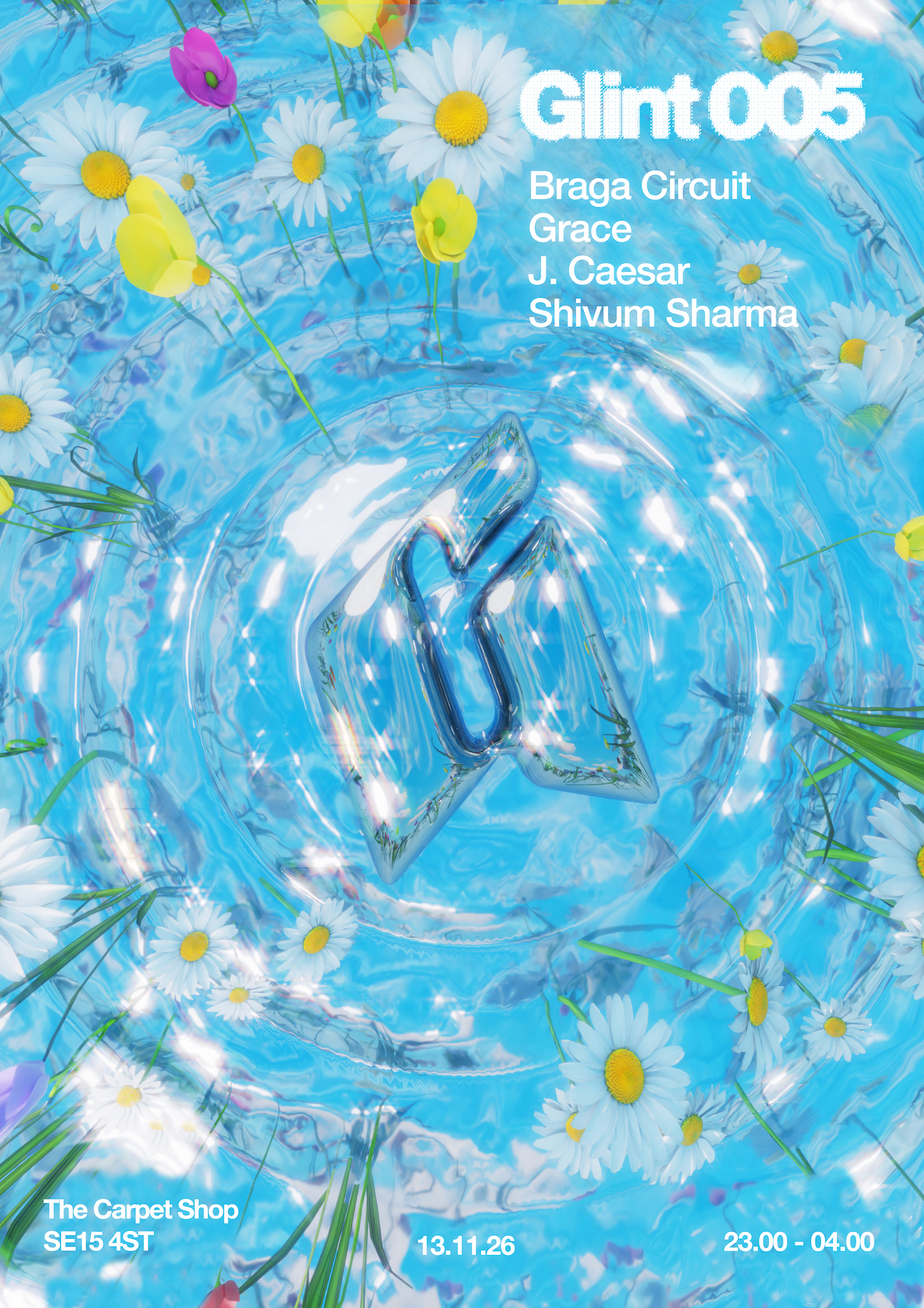 Glint 005 with Braga Circuit, Grace, J. Caesar + Shivum Sharma