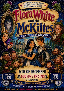 Flora White and the 7 McKiltes pantomime