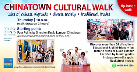 Chinatown Cultural Walk in Kuala Lumpur (tip-based)-Thursday session