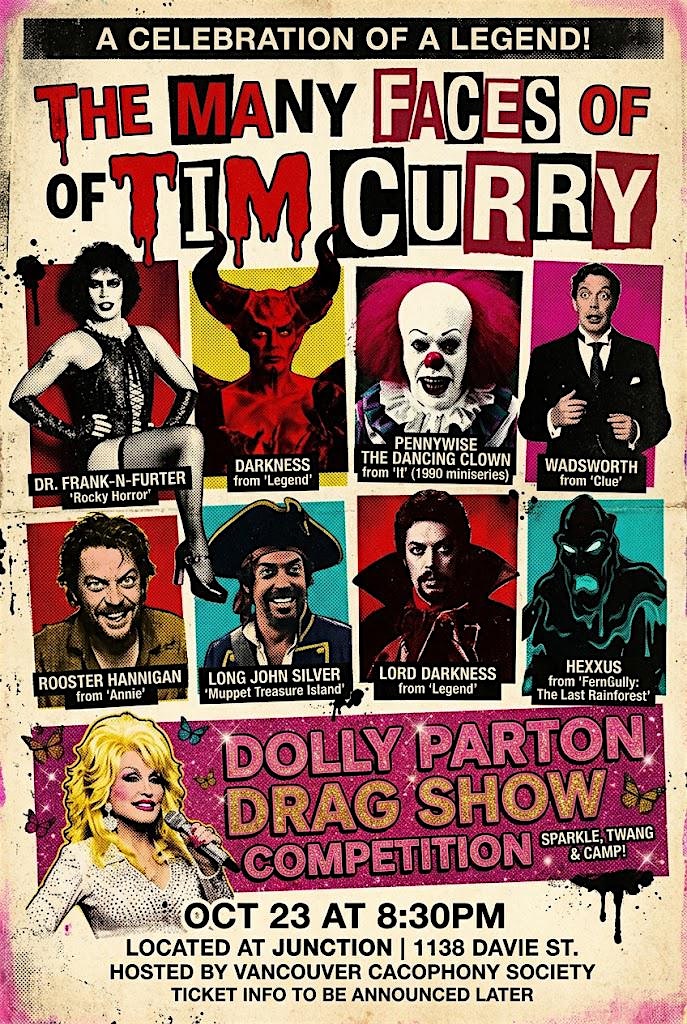 Many Faces of Tim Curry Costume party