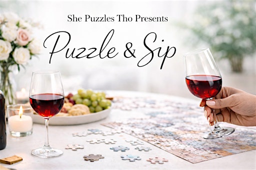 She Fly Tho Presents Puzzle and Sip