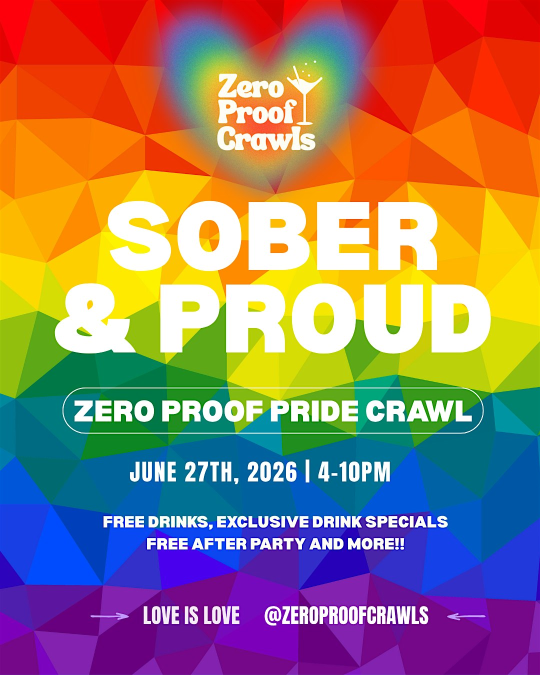 Sober & Proud: Dallas Zero Proof Pride Crawl