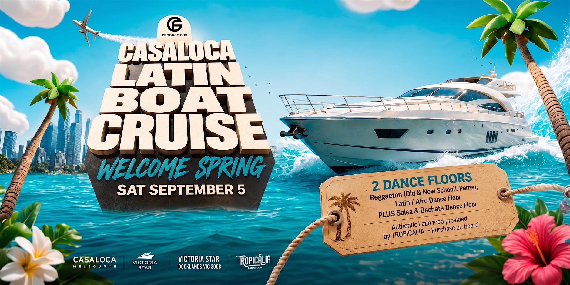 Casaloca Latin Boat Cruise • Welcome Spring