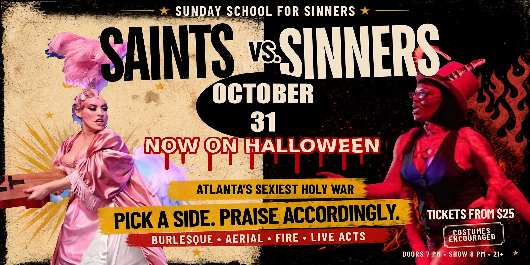 Saints vs. Sinners: A Halloween Dance-Off!