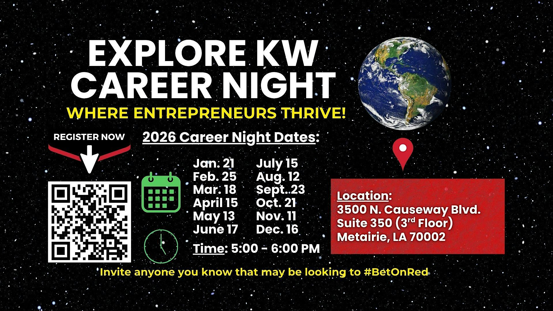 Explore KW (Keller Williams Realty Metairie) Career Night