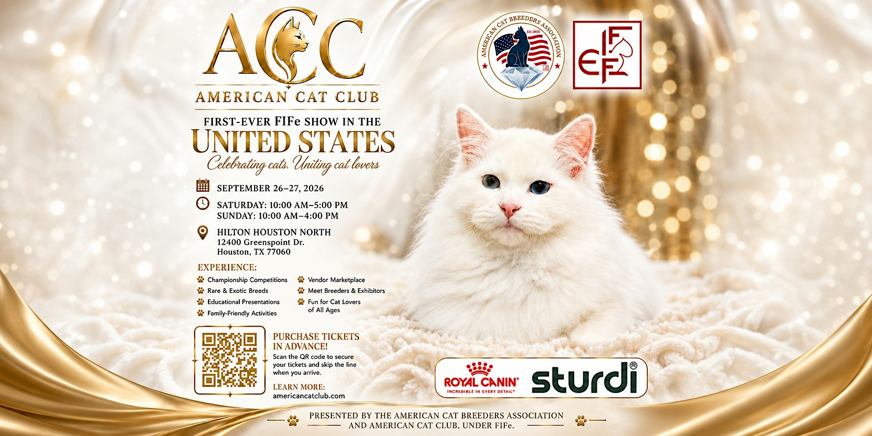 ACBA: First FIFe Cat Show in USA!!