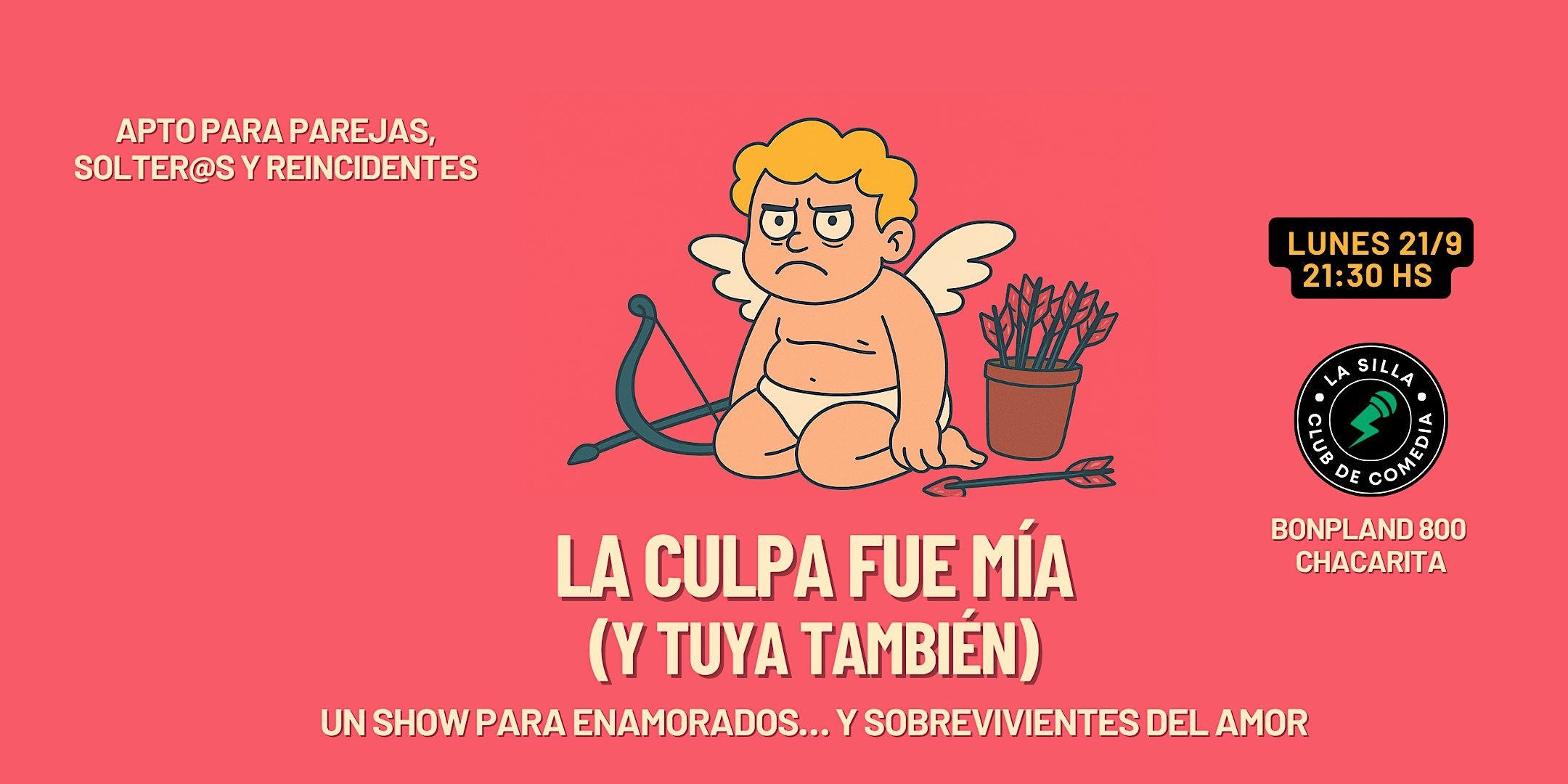 LA CULPA FUE MÍA (Y TUYA TAMBIÉN) | STAND UP