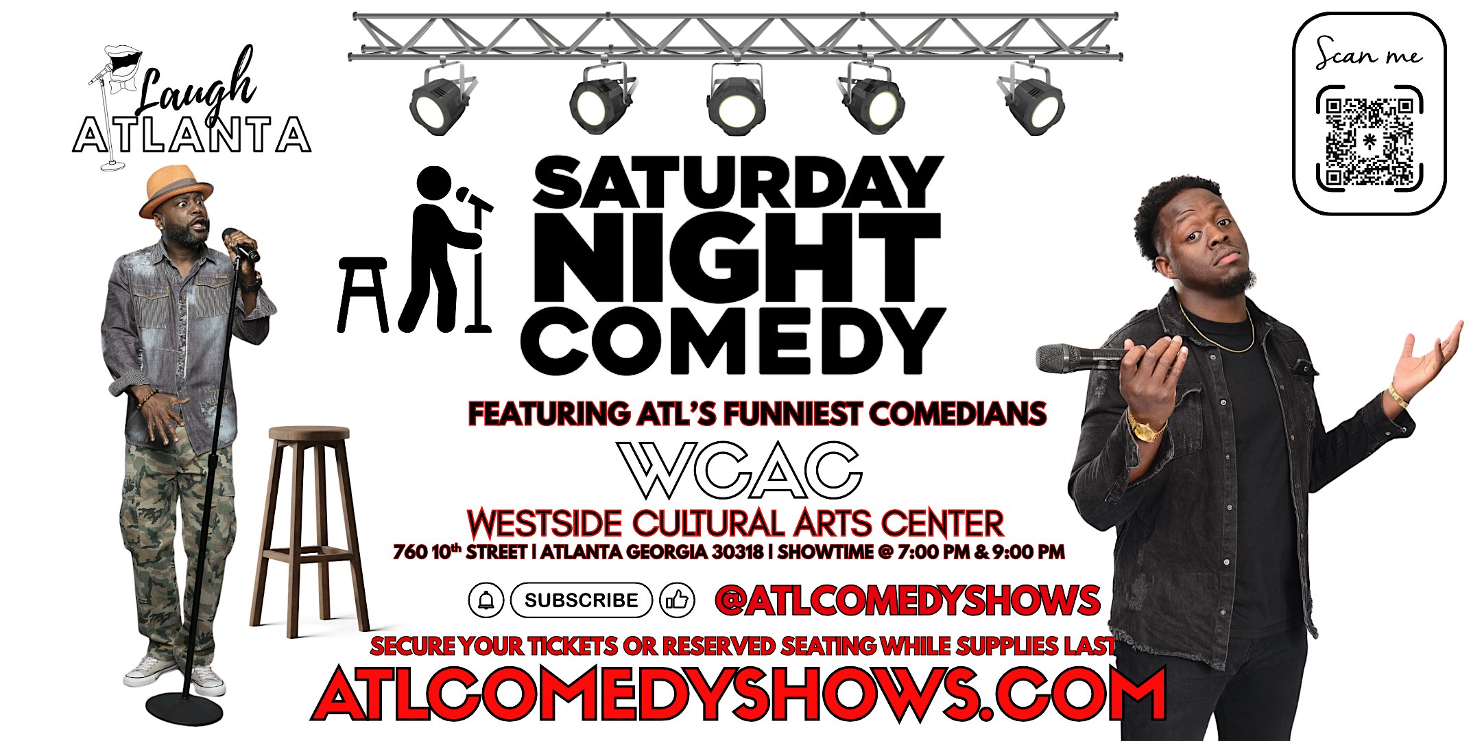 Organized Funny presents Saturday Comedy @ Westside Cultural Arts Center