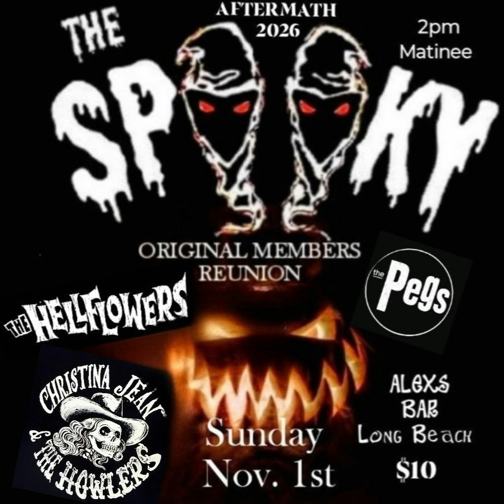 The Spooky + The Hellflowers + The Pegs + Christina Jean & The Howlers