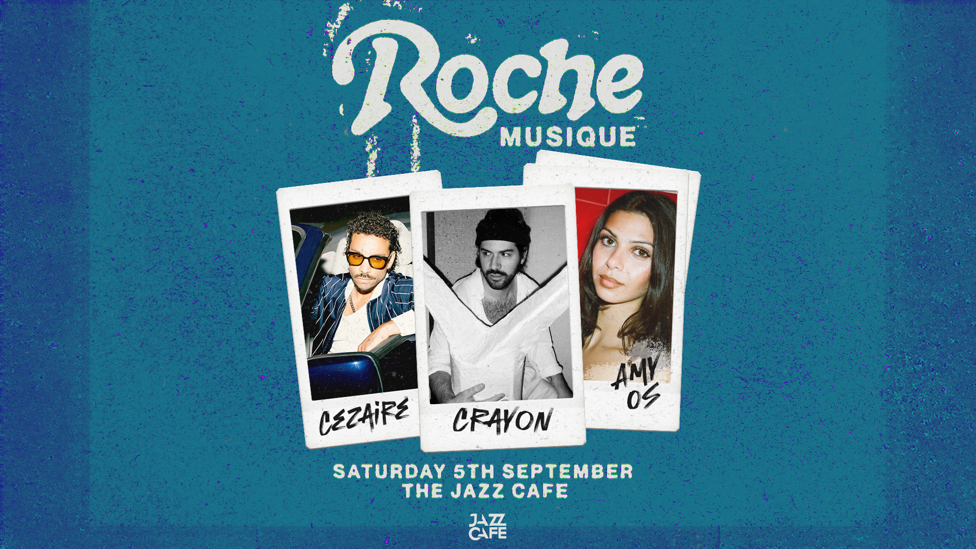Roche Musique: Cezaire + Crayon + Amy Os