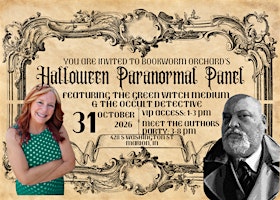 Bookworm Orchard Halloween Paranormal Panel & Book Signing: VIP Access